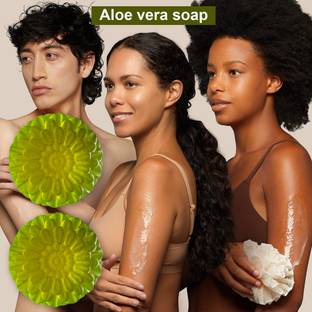 CHITAKSH Anti-aging Aloe Vera Soap (100GM) (PACK OF 2)