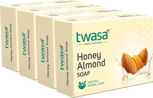 Twasa Honey & Almonds Natural Soap Base | Best Bar For Body & Face| All Skin Type