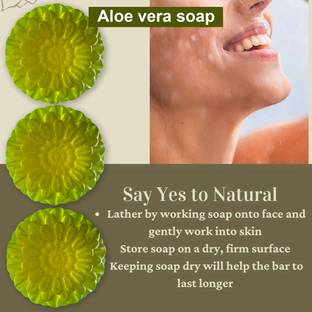 CHITAKSH Aloe Vera Soap with Jojoba Oil (100GM) (PACK OF 3)