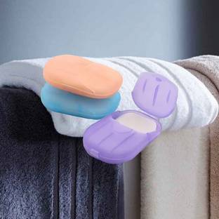 Mallade Lightweight Paper Soap for Pocket Travel Kit Backpack Use