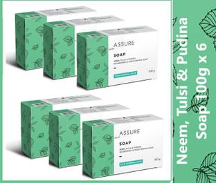 ASSURE Neem, Tulsi, and Pudina soap (Nourishing & Moisturising)