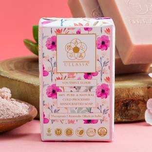 ULLASSA Youthful Elixir Soap | Skin Lightening Anti Aging | Geranium Manjistha | Grade 1