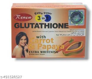 RENEW Glutathione Carrot and Papaya Extra Whitening Soap