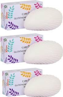 Caret Organic Spots Removal & Skin Whitening Glutathione & Vitamin C Soap (75g*3)Paraben Free