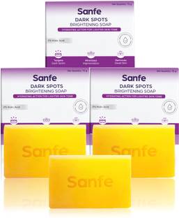 Sanfe Dark Spots Brightening Soap| Prevents Blemishes| 75gm - 3 pcs