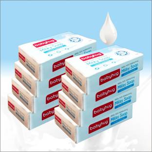 babyhug Daily Rich Moisturising MILKY SOAP ( 125gmx8)