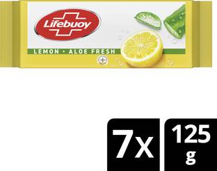 LIFEBUOY Lemon Fresh Soap 125 g (Buy 5 Get 2)