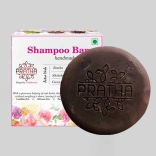 PRATHA Shampoo Bar – Shikakai, Reetha (Pack of 1)