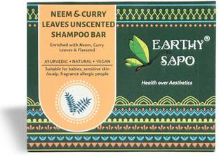 Earthy Sapo Neem & Curry Leaves Unscented Shampoo Bar