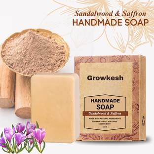 Growkesh Soap for Refreshing Bath | Sandalwood soap | Bathing soap