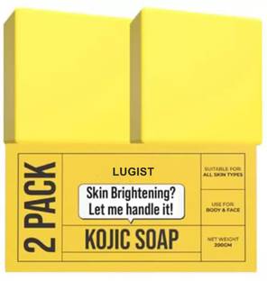 LUGIST Kojic Acid Soap with Niacinamide | Reduce Pigmentation | For All Skin Types