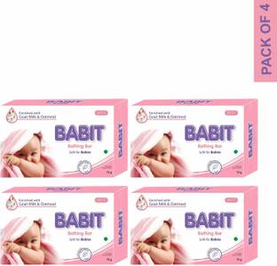 BABIT Baby Soap with Goat Milk & Oatmeal Hydrating & pH-Balanced