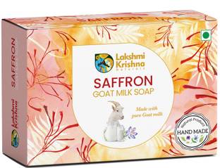 Lakshmi Krishna Goat Milk Saffron Soap