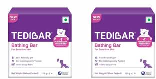 Tedibar Baby Bathing Bar (100gx2) x Pack of 2