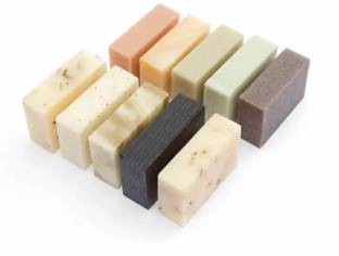 Sia Natural Set of 10 Handmade Soaps, Natural Soap