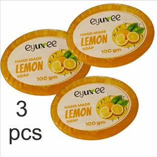 eyuxee face & body soap with lemon (Vitamin C ) for skin brightening