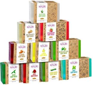 Khadi Mauri Herbal Ayurvedic Soap, Assorted, 125g (Pack of 10)