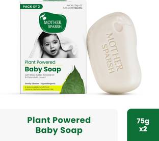 Mother Sparsh Plant Powered Natural,Hypoallergenic & Tear-Free Soap for babies