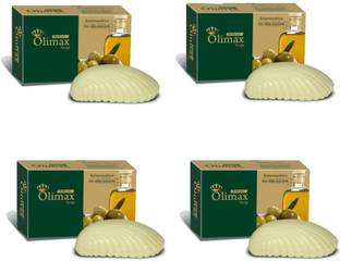ZEE DRUGS Olimax Soap With Olive Oil, Cocoa Butter & AloeVera Extract For Skin Rejuvenation (4 x 75 g)