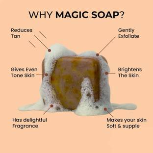 femoz Sandal Wood And Saffron Soap For Glowing & Refreshing Skin And Face Glow