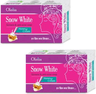Snow White Soap (Pack of 2) for Dark Circles, Pimple Spots, Stretch Marks, Anti-Aging