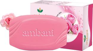 AMBANI HEALTH CARE Rose Soap with Natural Fragrance I Handmade Bathing Bar for Face & Body Set of 1