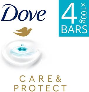 DOVE Care & Protect Bar|Removes 99% Germs & Moisturises Skin