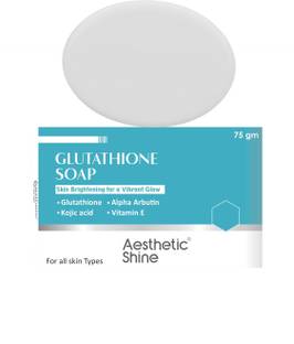 Aesthetic Shine Skin Lightening & Brightening Soap with Kojic Acid Glutathione for all skin type