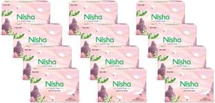 Nisha Luxury Soap Bar Lily of The Valley for Soft & Beautiful Skin 100g EachPack of 12