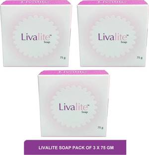 Livalite soap - Best skin lightening soap(pack of 3)75g