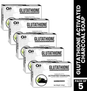 CO Luxury Glutathione Activated Charcoal Skin Brightening D-TAN Soap | Kojic Acid