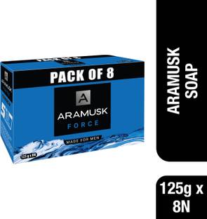 ARAMUSK by Wipro Force Moisturising Bathing Soap For Men With Refreshing Cool Feel