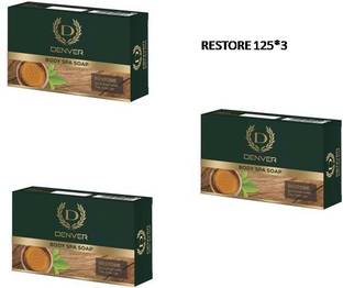 DENVER restore tea tree OIL body spa soap 125g*3