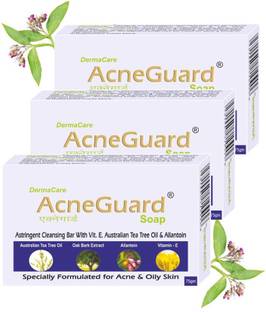 Dermacare Acneguard Soap | For Acne And Oily Skin | Deeply Cleanses