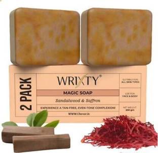 Wrixty Divine Dew Soap – Natural Brightening Bath Bar Pack of 2