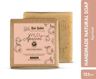 Nat Habit Wild Apricot Soap - Protects Natural Oils, Fights Aging & Clears Blemishes