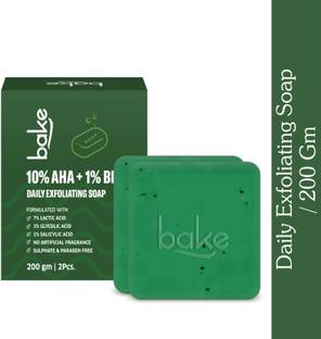 Bake 10% AHA + 1% BHA Soap with Lactic Acid For Clogged Pores & Exfoliation