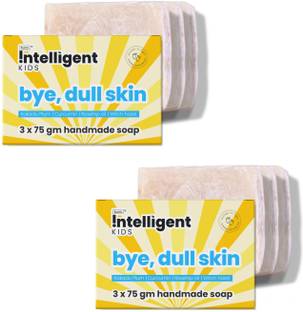 TuCo Intelligent Pack of 6 soap for Kids with Turmeric for Dull & Sensitive Skin