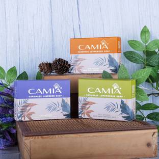 CAMIA Handmade organic soap Lavender, Lemongrass, Cedarwood