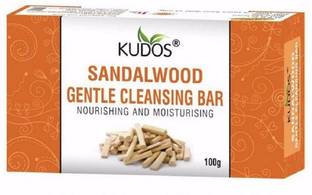 KUDOS ayurveda Sandal Wood Gentle Cleansing & Moisturising Bar, 100gm - Pack of 4