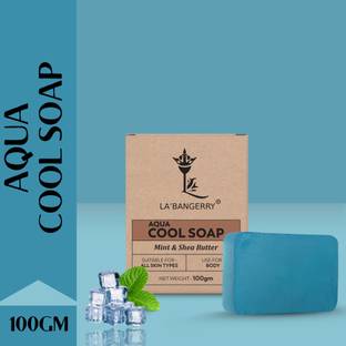 La'bangerry Aqua Cool Soap with Mint & Shea Butter | Refreshing & Nourishing Bath Bar |
