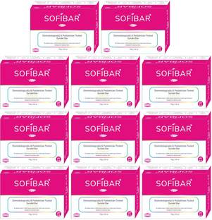Sofibar Syndet Bar With Skin Friendly pH 5.5 (Pack of 11)