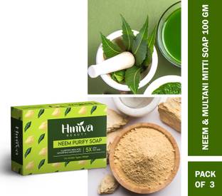 Hiniva Beauty Honey , Multani Mitti & Vitamin-E Beauty Soap Aqua for Unisex use Pack Of 2
