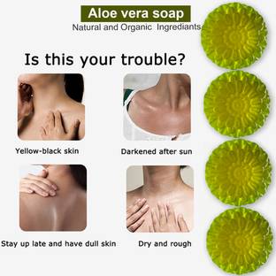 CHITAKSH Moisturizing Aloevera Soap with Glycerin (100GM) (PACK OF 4)