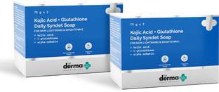 The Derma Co Kojic Acid + Glutathione Daily Syndet Soap with Kojic Acid, L-Glutathione