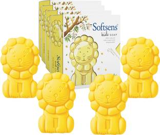 Softsens Samba the Lion Kids Soap | Gentle & Nourishing with Shea Butter & Milk Cream