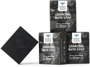 BOMBAY SHAVING COMPANY Deep Cleaning & Exfoliating Activated Charcoal Soap For Men & Women