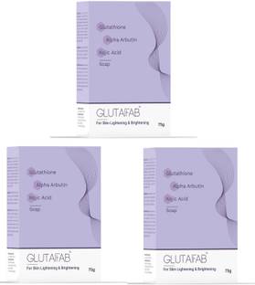 Glutafab Skin Lightening Soap with Glutathione and Kojic Acid For Pigmentation, Acne spot
