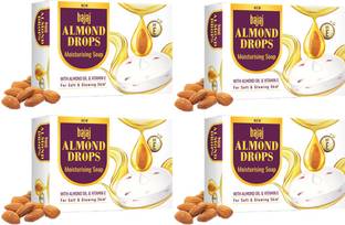 BAJAJ Almond Drops Moisturising Soap 100gm Pack Of 4