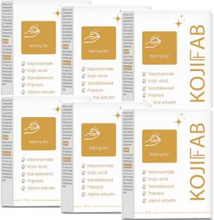 Kojifab Skin Lightening Soap with Kojic Acid, Niacinamide, Sandalwood, Bathing soap